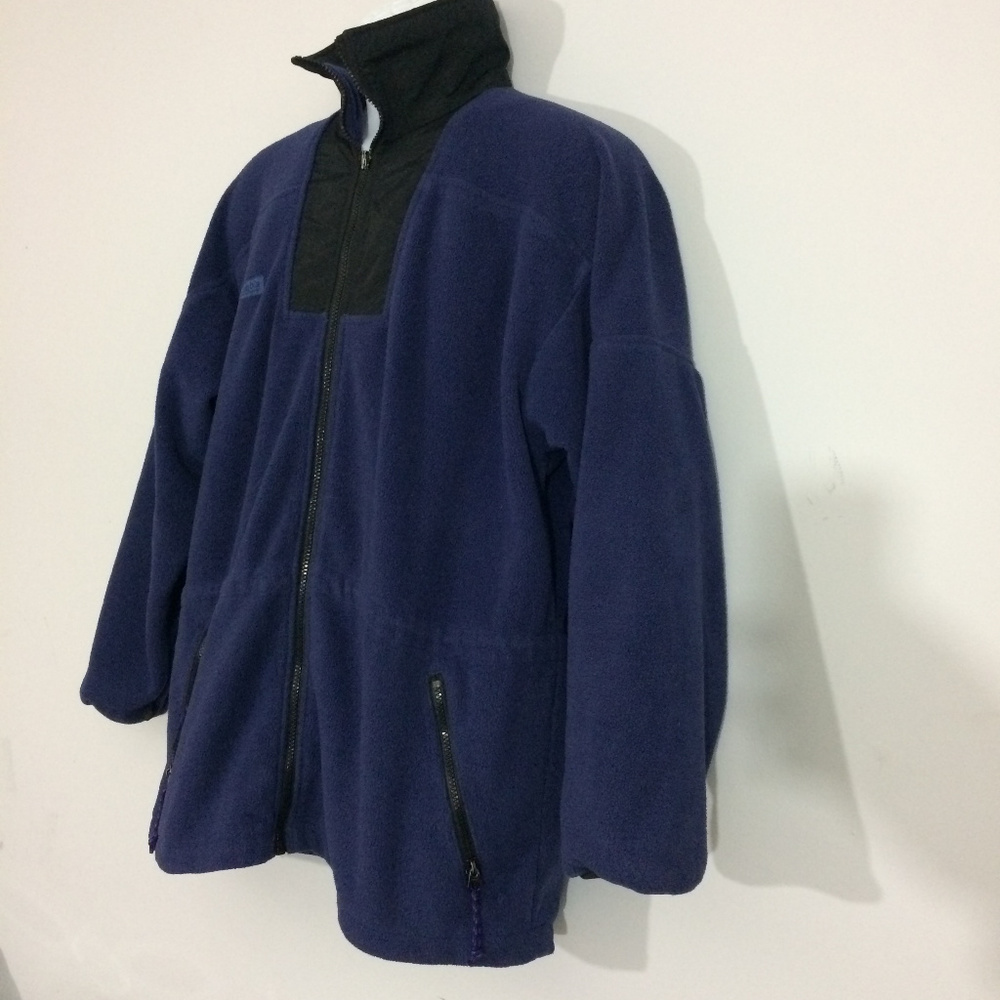 Columbia Mens XL Purple & Black Full Zip-up Fleece - Picture 2 of 6